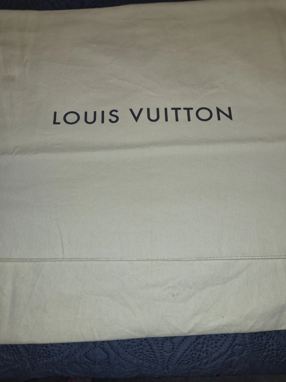 Louis Vuitton Extra Large Fold Over Envelope Dust Bag 30.5x21